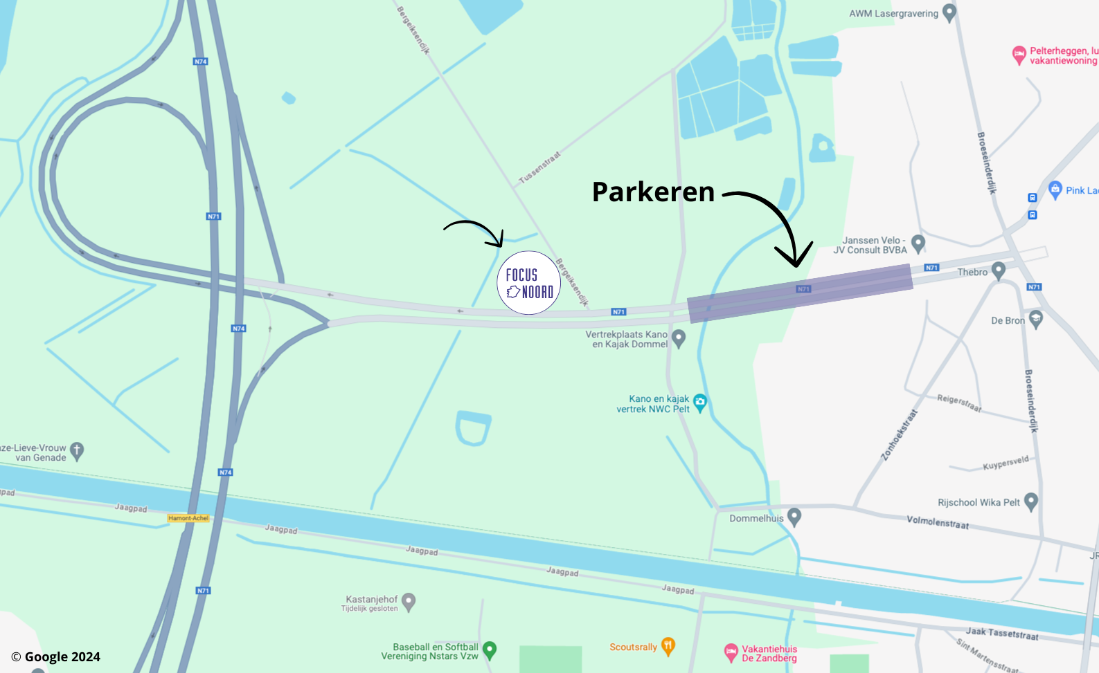 De Noord-Zuid moet vooruit! Parking